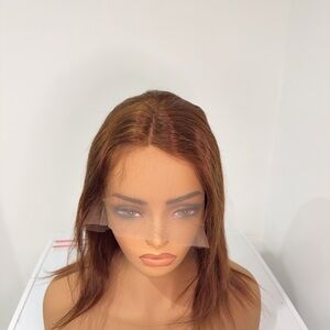 Elegant Auburn Lace Front Wig